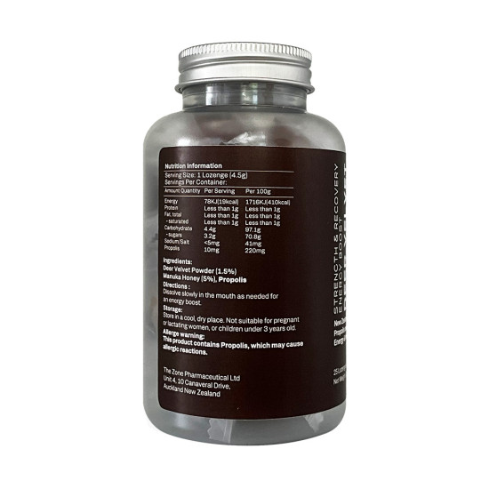 Deer Velvet Energy Boost Lozenges 25ea