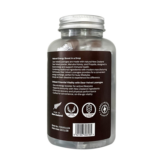 Deer Velvet Energy Boost Lozenges 25ea