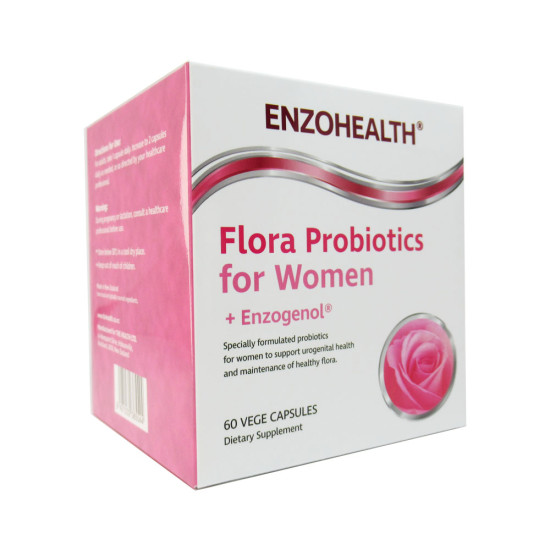 Flora Probiotics for Women + Enzogenol® 60Vege Caps