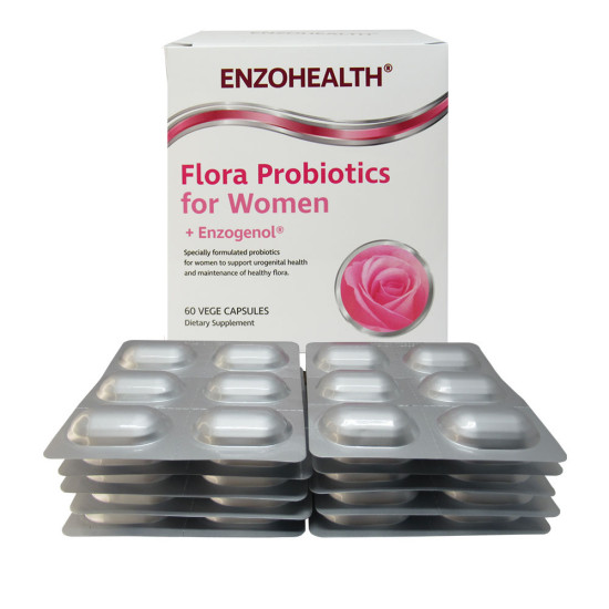 Flora Probiotics for Women + Enzogenol® 60Vege Caps