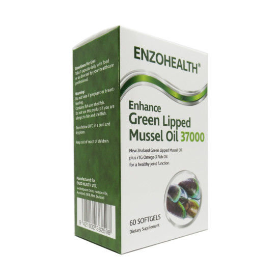 Green Lipped Mussel Oil 37000 60Softgels 