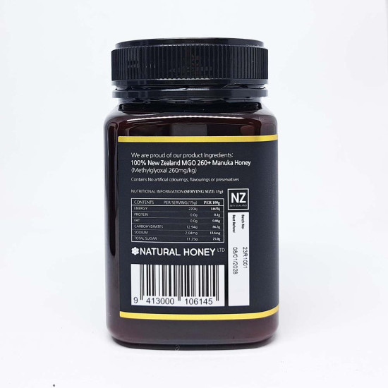 Manuka Honey MGO 260+ 500g