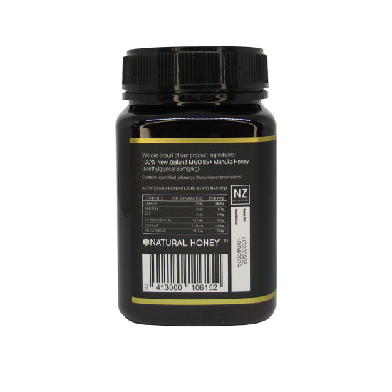Manuka Honey MGO 85+ 500g
