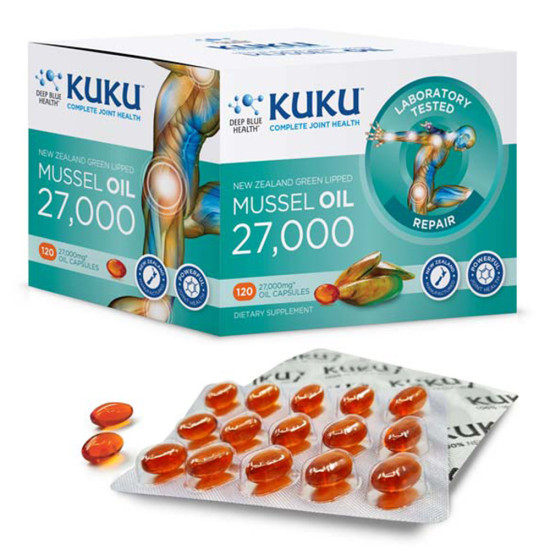 Green Lipped Mussel Oil 27000 120 Caps