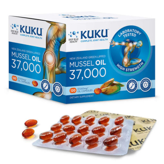 Green Lipped Mussel Oil 37000 120 Caps