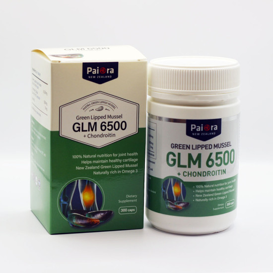 GLM (Green Lipped Mussel) 6500+ Chondroitin 300 Caps