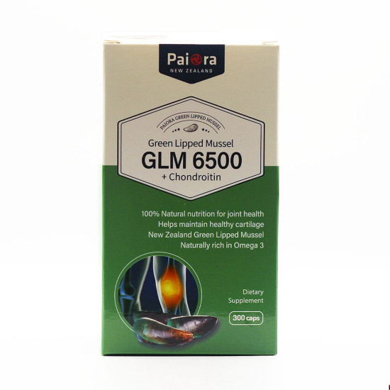 GLM (Green Lipped Mussel) 6500+ Chondroitin 300 Caps