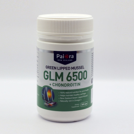 GLM (Green Lipped Mussel) 6500+ Chondroitin 300 Caps