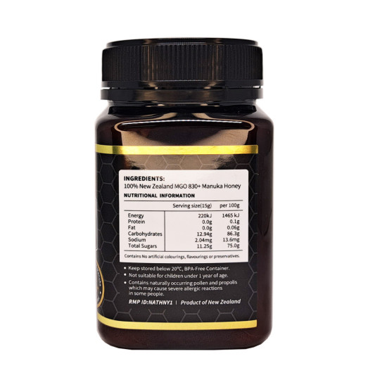 Premium Manuka Honey MGO830+ 500g